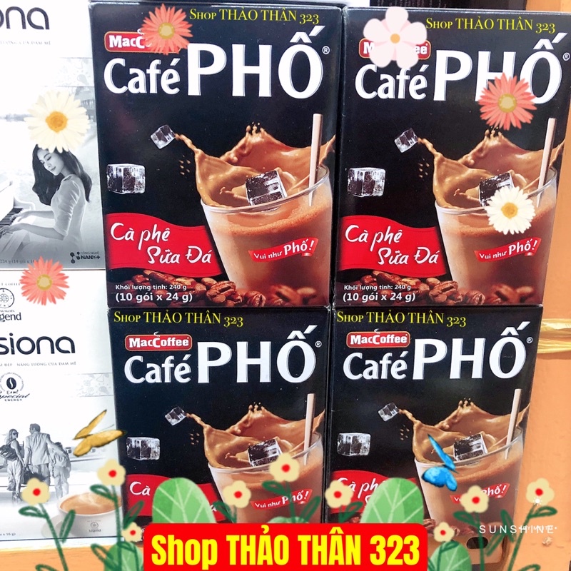 Cà Phê Phố Sữa Đá MacCoffee (10 gói)