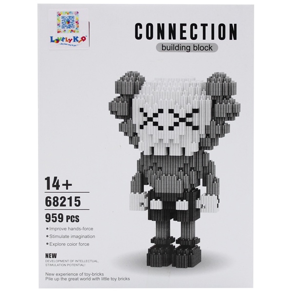 Đồ Chơi Lắp Ráp Mô Hình Nhân Vật Kaws - LinkGo 68215 (959 Mảnh Ghép)