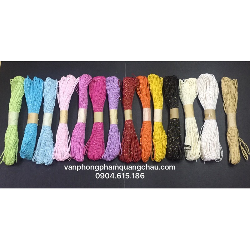 Dây giấy xoắn kim tuyến cuộn 20 mét - 01 cuộn