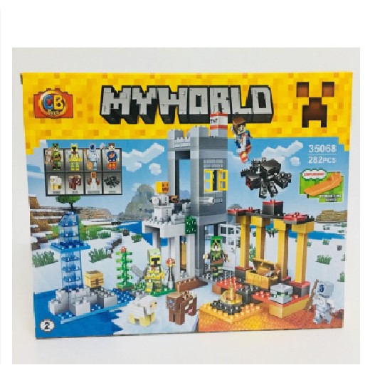 Bộ Lego Xếp Hình Minecraft My World 276 Chi Tiết, Lắp Ráp Đồ Chơi Cho Bé.