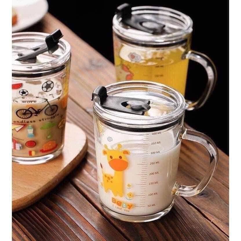 Cốc chia vạch 3in1 kèm ống hút