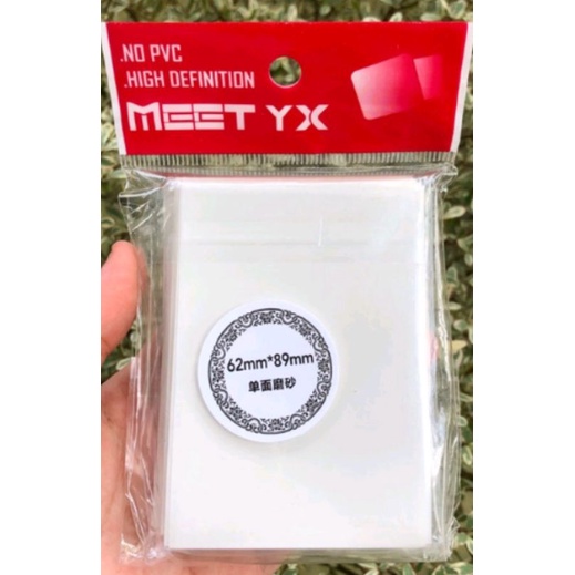 Sleeve MeeT Trắng 62*89 dành cho photocard có màu