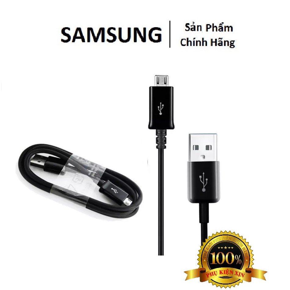 Cáp Sạc Micro Samsung Dài 1m5 Màu Đen Chính Hãng