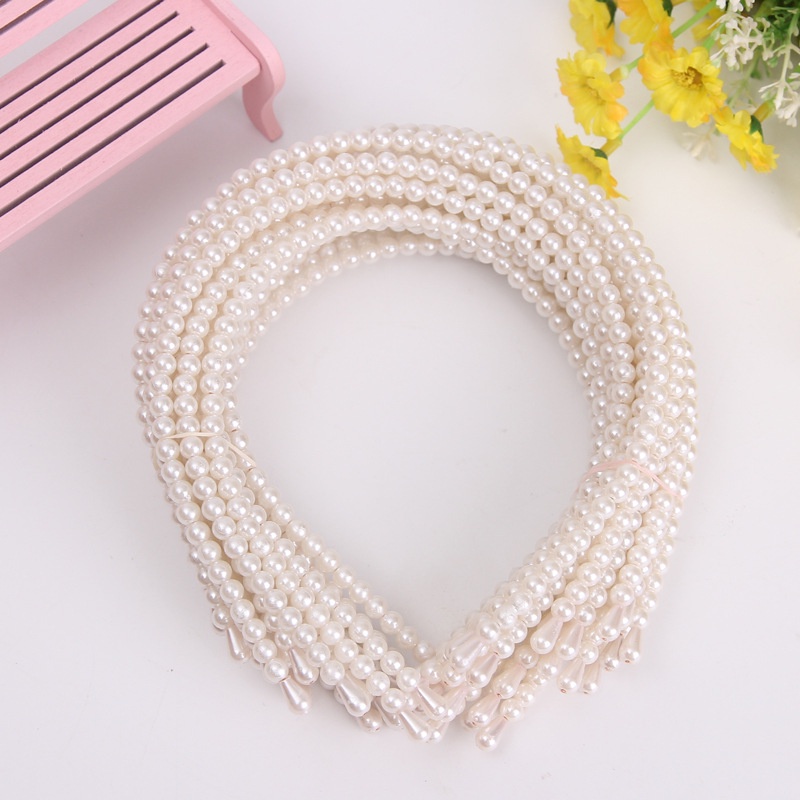 Cài tóc đính ngọc trai thiết kế đáng yêu cho bé gái