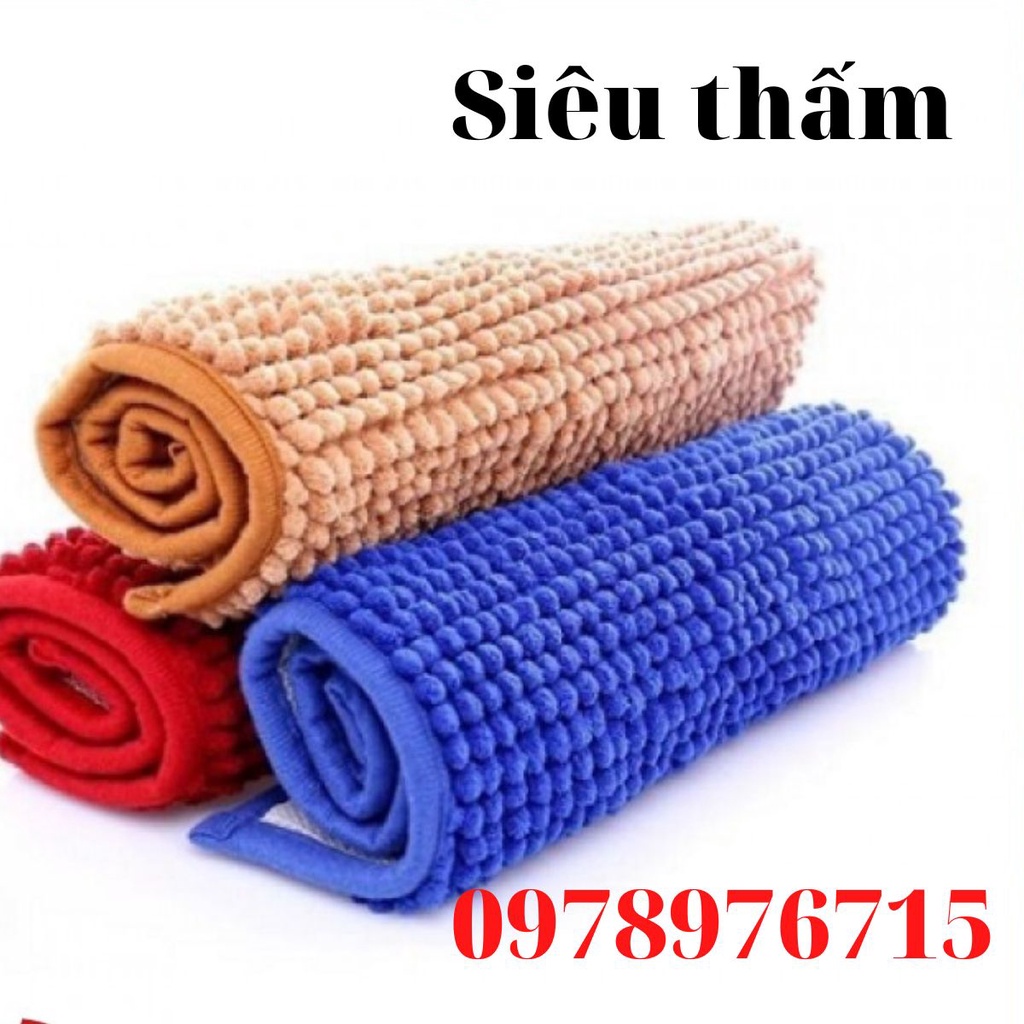 Thảm chùi chân san hô cao cấp siêu thấm hút, thảm lau chân nhà bếp, phòng tắm, phòng khách sang trọng