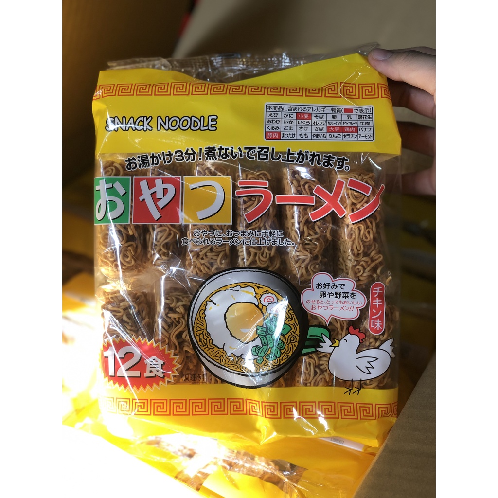 Mì gà Snack Noodle 12 vắt
