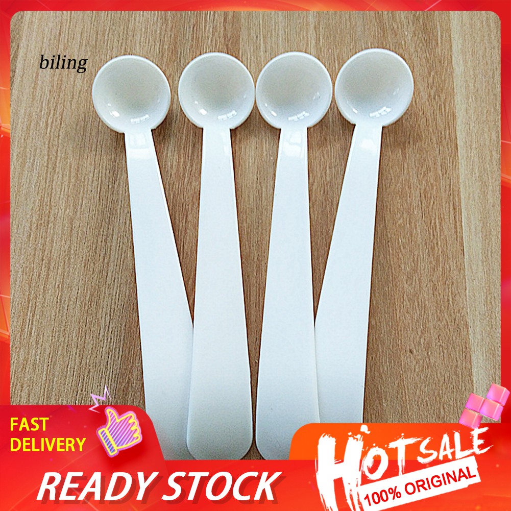 Set 10 Muỗng Đo Lường Thuốc Muối 2g Mini Bằng Nhựa Tiện Dụng