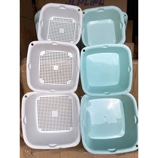 Bộ 3 rổ và thau ecco đa năng