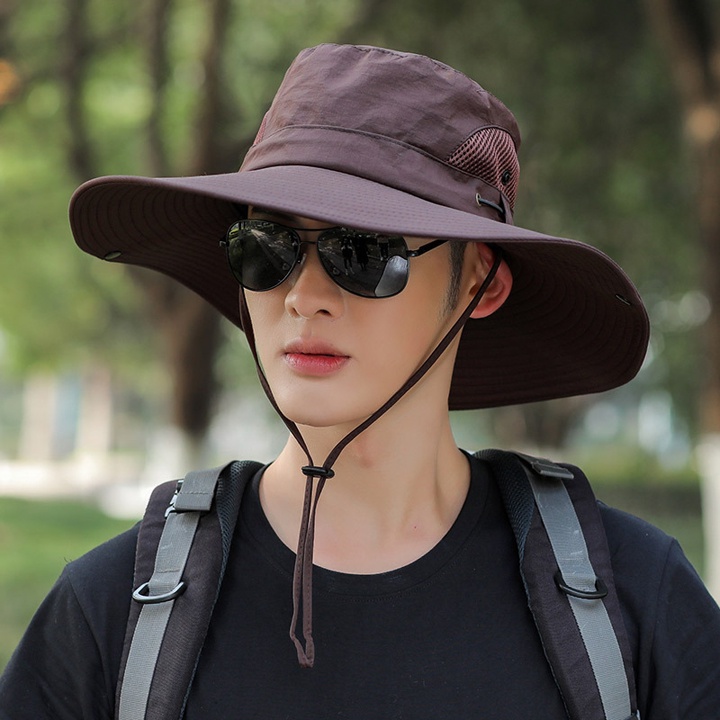 Nón mũ tai bèo rộng vành chống nắng cho Nam và Nữ - A134
