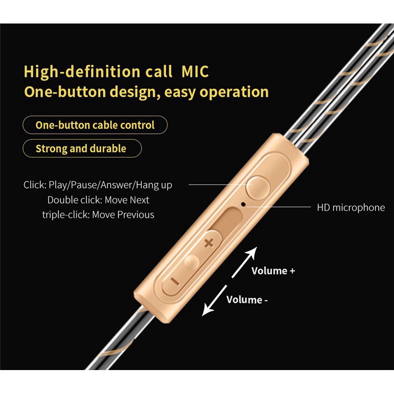 Tai Nghe Qkz Ck8 Âm Thanh Hifi Sống Động Chất Lượng Cao