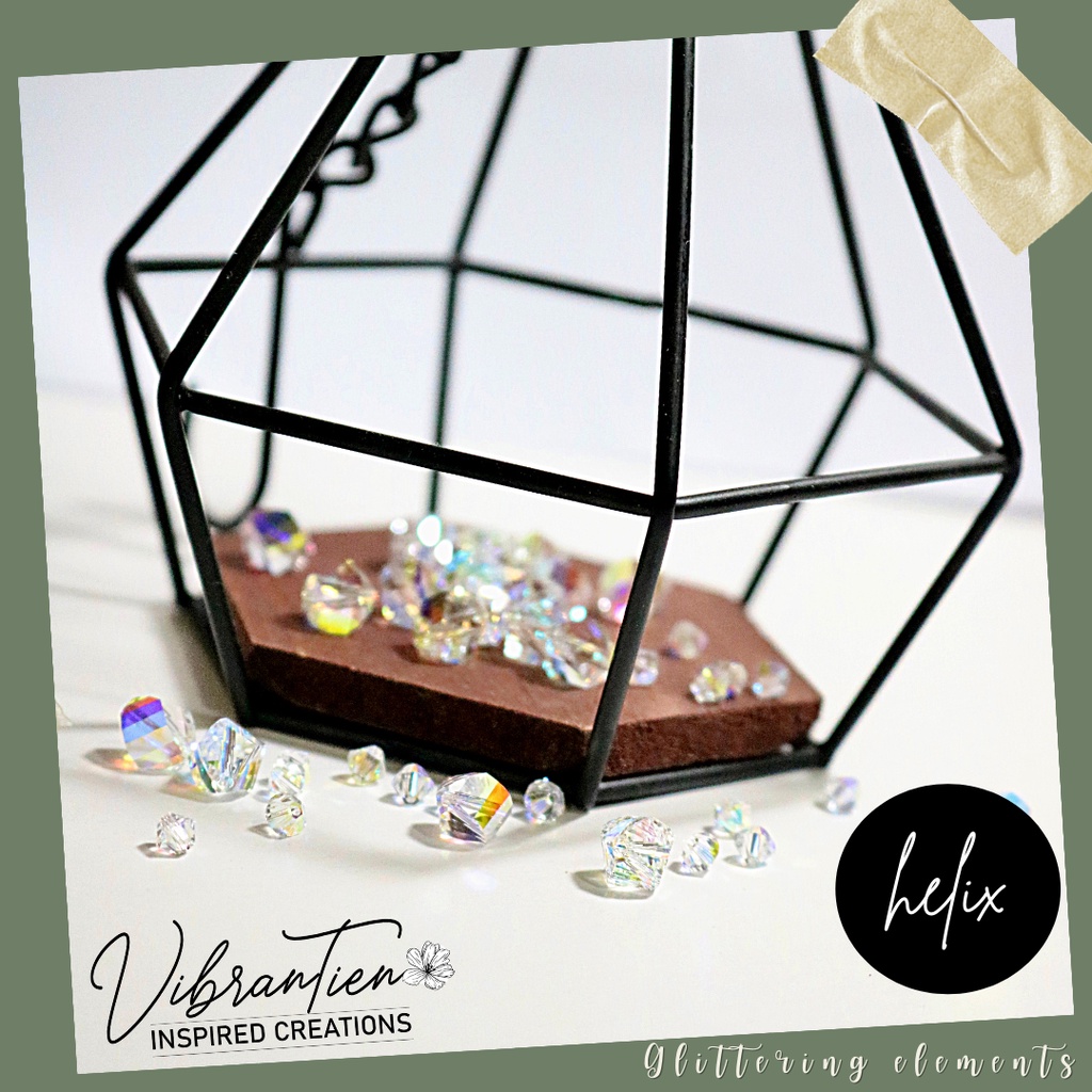 Pha lê Swarovski hạt lựu 8mm/6mm Combo 10/20/30 viên