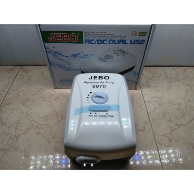 Sủi tích điện Jebo 9970 cho bể cá cảnh