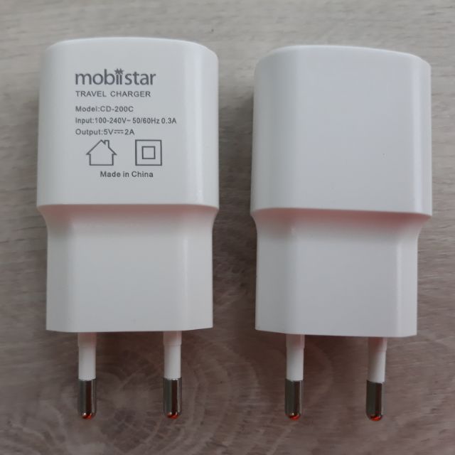 Đầu sạc mobiistar 2A (mã CD-200C)