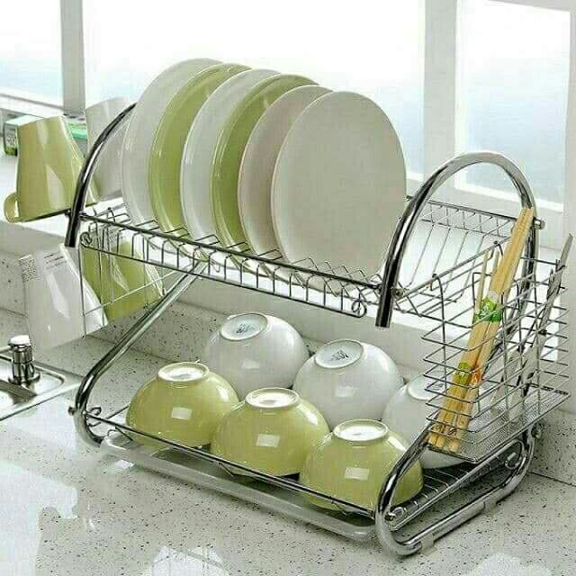 Kệ giá úp bát bằng inox