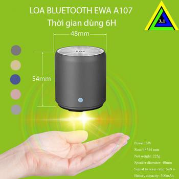 Loa Bluetooth Không Dây EWA A107 TWS Kết Nối Được 2 Loa