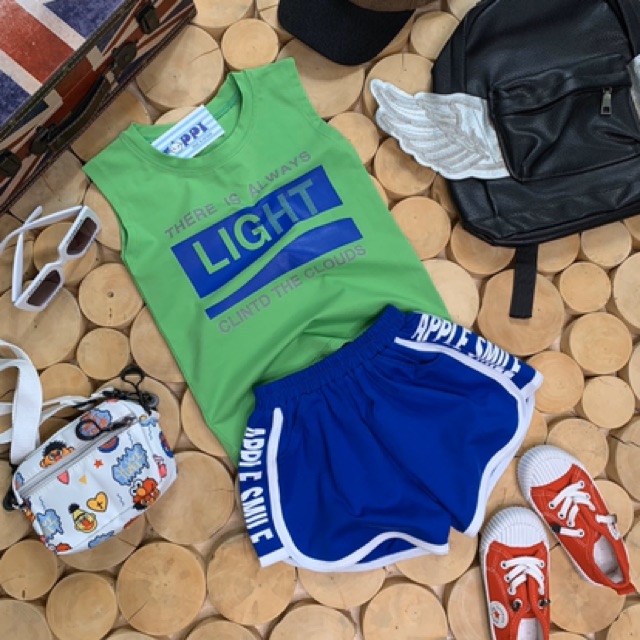 Bộ bé trai sát nách light