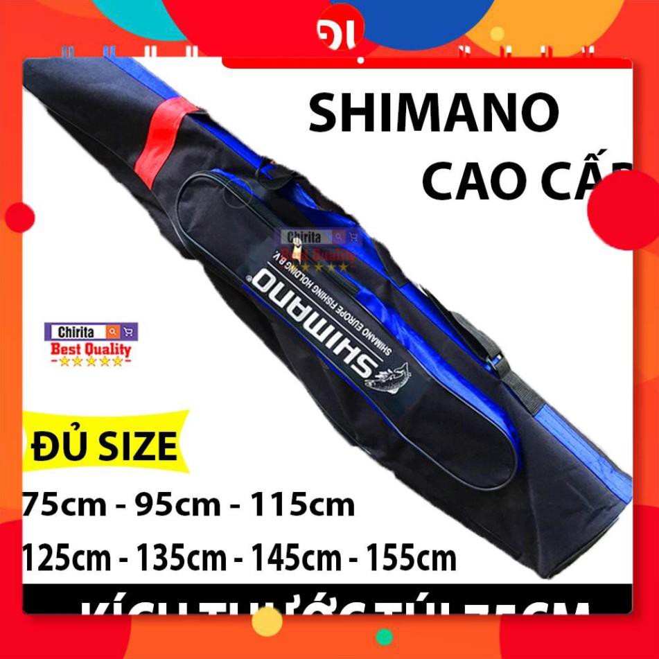 Túi Đựng Cần Câu Cá SHIMANO Cao Cấp - ĐỦ SIZE 75cm - 95cm - 115cm - 125cm - 135cm - 145cm - 155cm