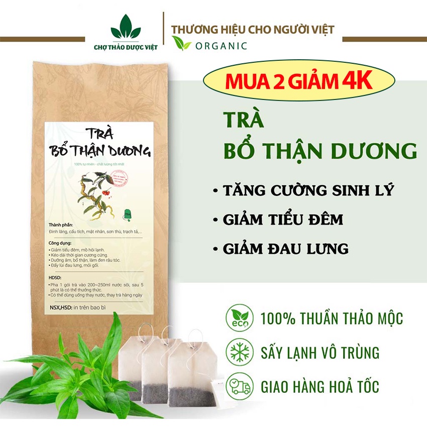Trà bổ thận dương túi lọc  - Chợ Thảo Dược Việt