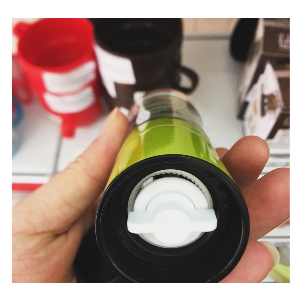 [Hỏa Tốc HN] Dụng cụ xay tiêu lưỡi sứ nắp xanh Nội địa Nhật Bản