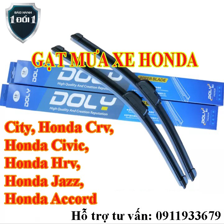 🔥HCM-Gạt mưa DOLY Honda City, Honda Crv, Honda Civic, Honda Hrv, Honda Jazz, Honda Accord_SaigonCar