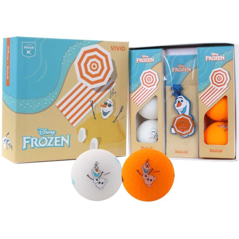 DISNEY Mới Bộ 6 Quả Bóng Golf Volvik Volvic Phiên Bản Giới Hạn