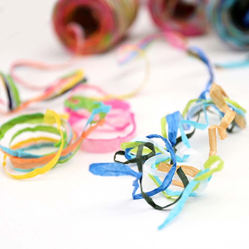 Cuộn Dây Ruy Băng 80m 6 Màu Dùng Gói Quà / Trang Trí Hộp Bánh DIY