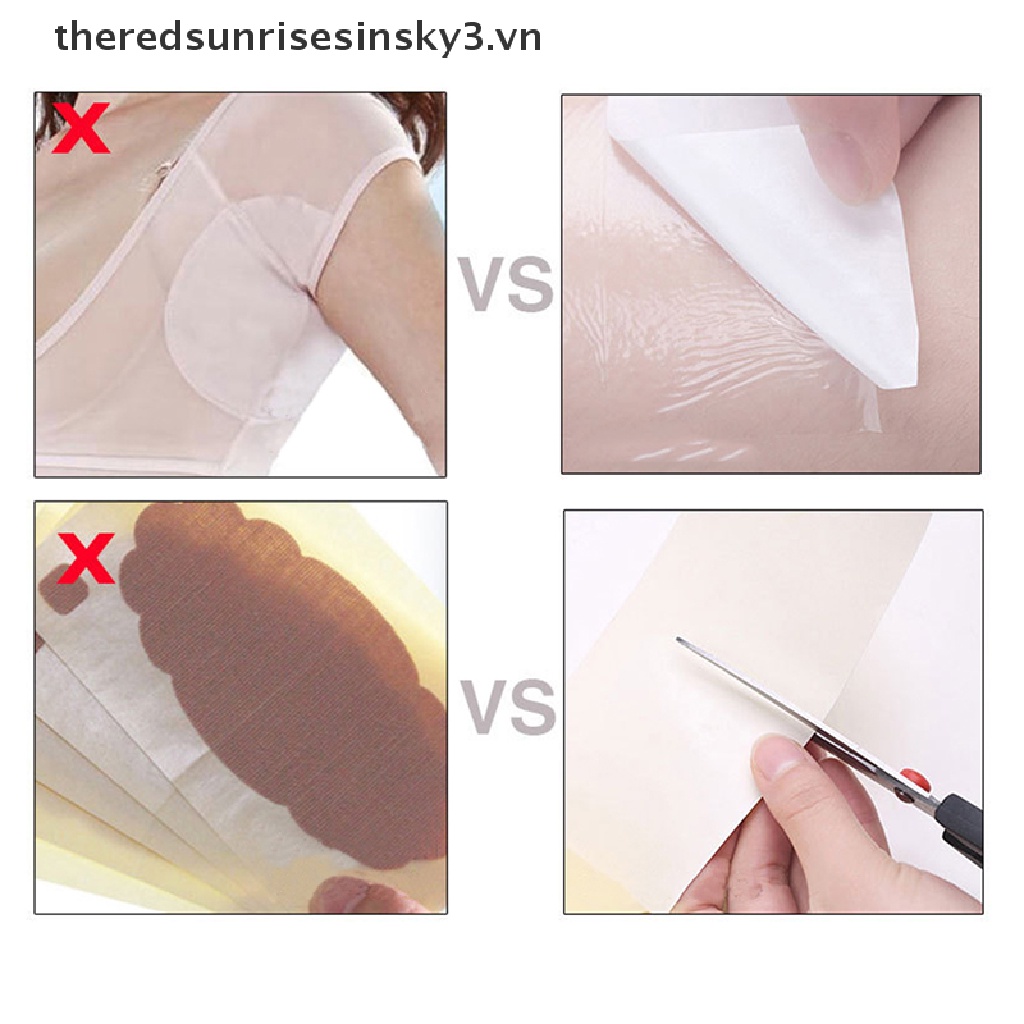 Miếng Dán Thấm Hút Mồ Hôi Dưới Cánh Tay Trong Suốt Dùng Một Lần