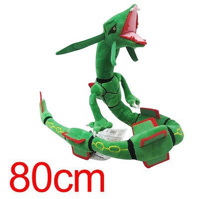 POKEMON đồ chơi nhồi bông Hình Rồng Rayquaza 80cm