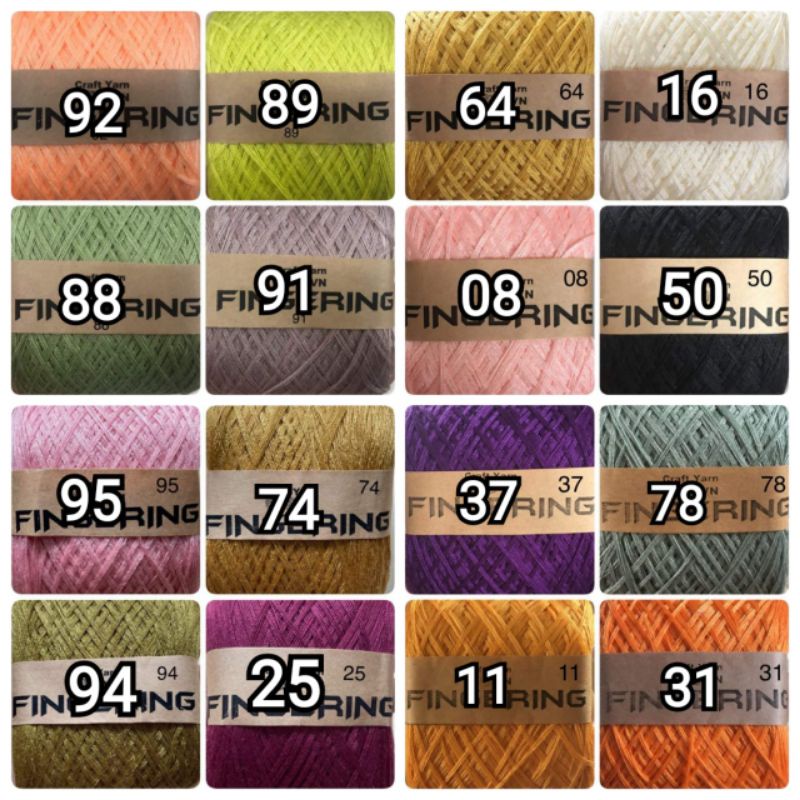 Sợi cotton Fingering chập 4