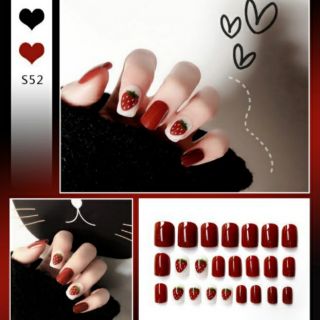 Bộ 24 móng tay giả kèm keo