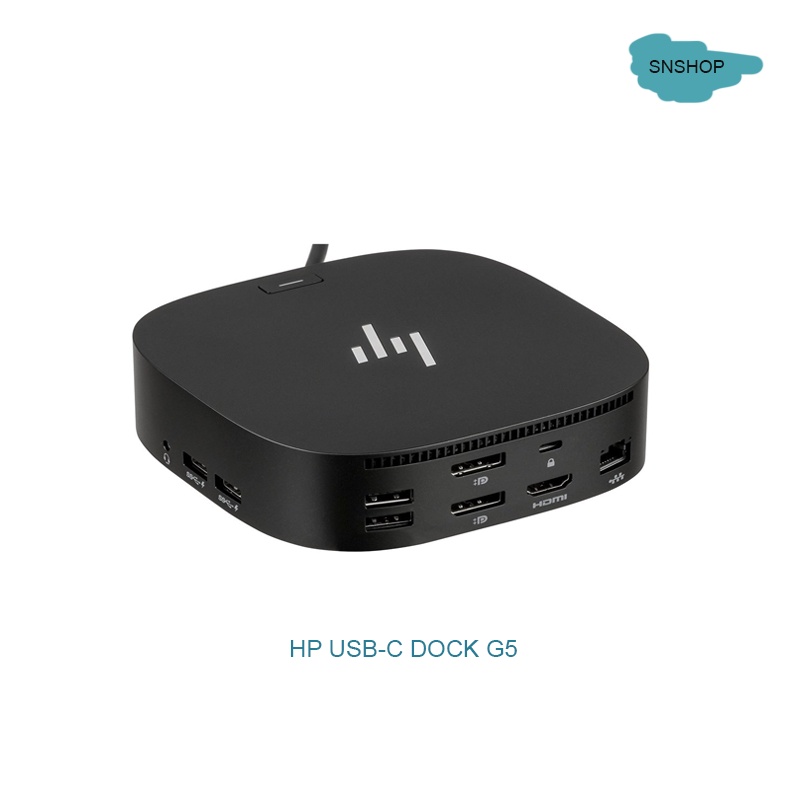 Hub HP Usb-C Dock G5-Xuất 3 Màn Hình 4k Ngoài Riêng Biệt, Thêm Cổng Kết Nối Cho Laptop Window, Chrome, M.ac