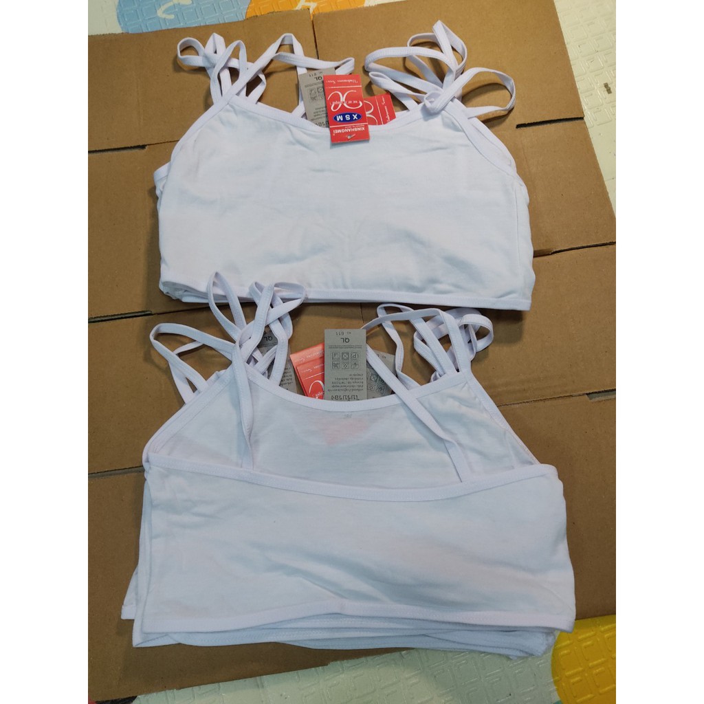 1 áo lá học sinh cotton mềm mại thoáng mát, áo lót học sinh không mút
