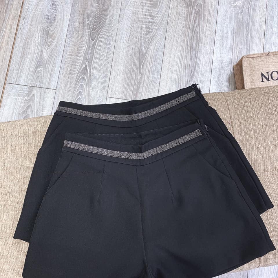 [Mã FAMAYWA giảm 10K đơn 50K] 🌸 Quần sooc đùi nữ viền đá ống rộng SIÊU ĐẸP ? | BigBuy360 - bigbuy360.vn