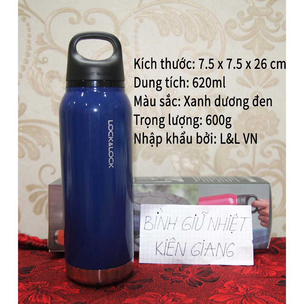 [1 ĐỔI 1] Bình Giữ Nhiệt Lock&Lock Loop Tumbler - 620ml | Bình giữ nhiệt | Bình giữ nhiệt Kiên Giang