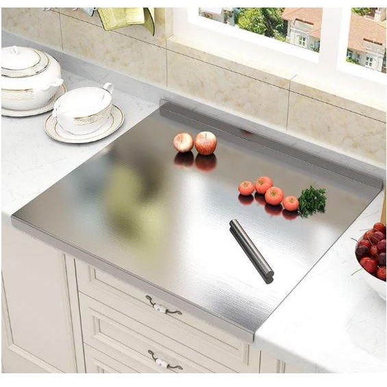 Thớt Inox304 có Viền Nanichino 30x40cm