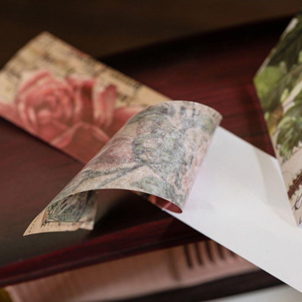 PATRICIA Miếng Dán Trang Trí Sổ Tay / Nhật Ký / Sổ Tay Họa Tiết Năm Mới Kiểu Retro DIY