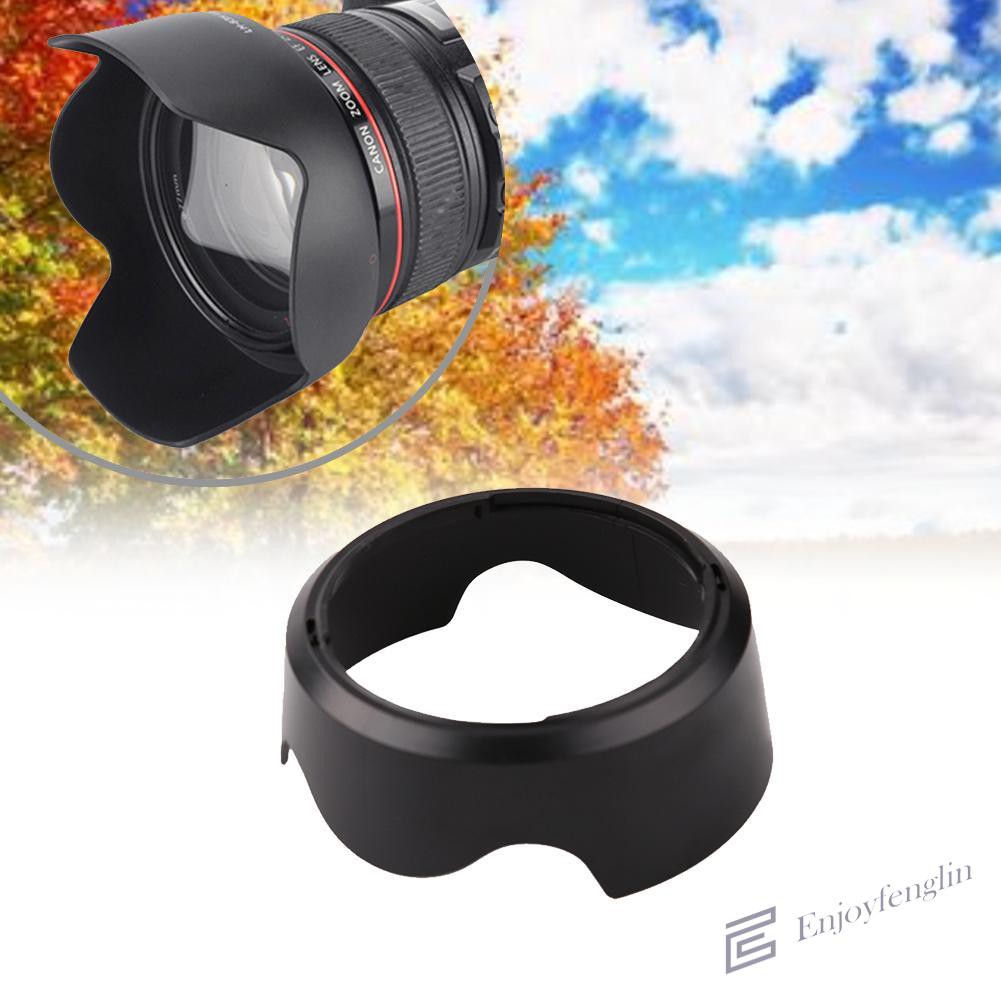 （En）  EW-63C Bayonet Mount Flower Shape Camera Lens Hood for Canon EF-S 18-55 STM