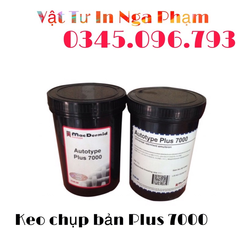 Keo chụp bản in lụa Plus 7000, HSD 1 năm