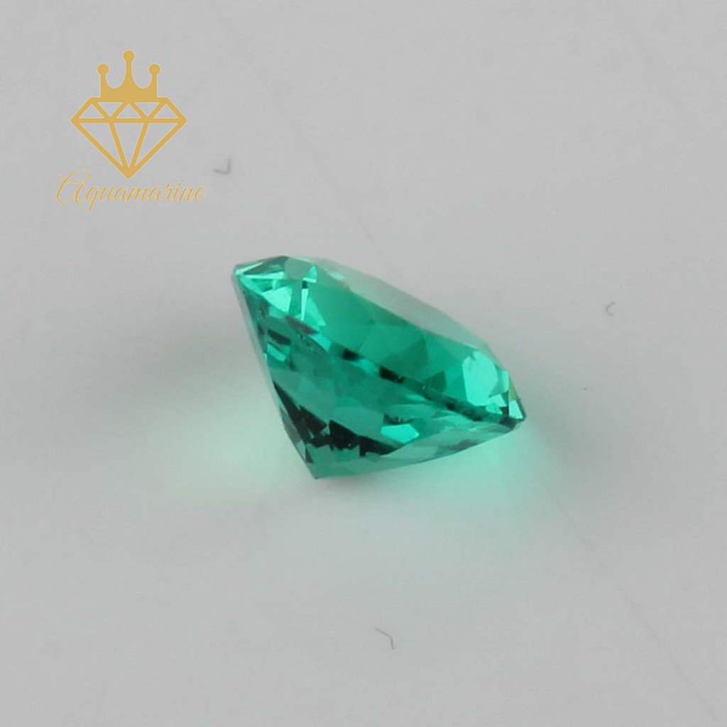 (4-7ly) Kim cương nhân tạo Moissanite Round Green
