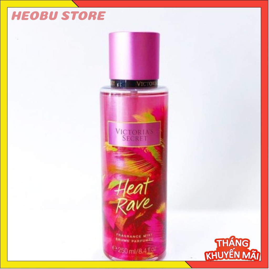 🐷 Xịt Thơm Body Victoria’s Secret Hate Rave 250ml #heobu