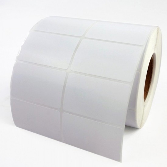 Decal in nhiệt, Giấy in tem mã vạch 2 tem 35x 22 mm - 1 Cuộn 30m Tương đương 2400 tem