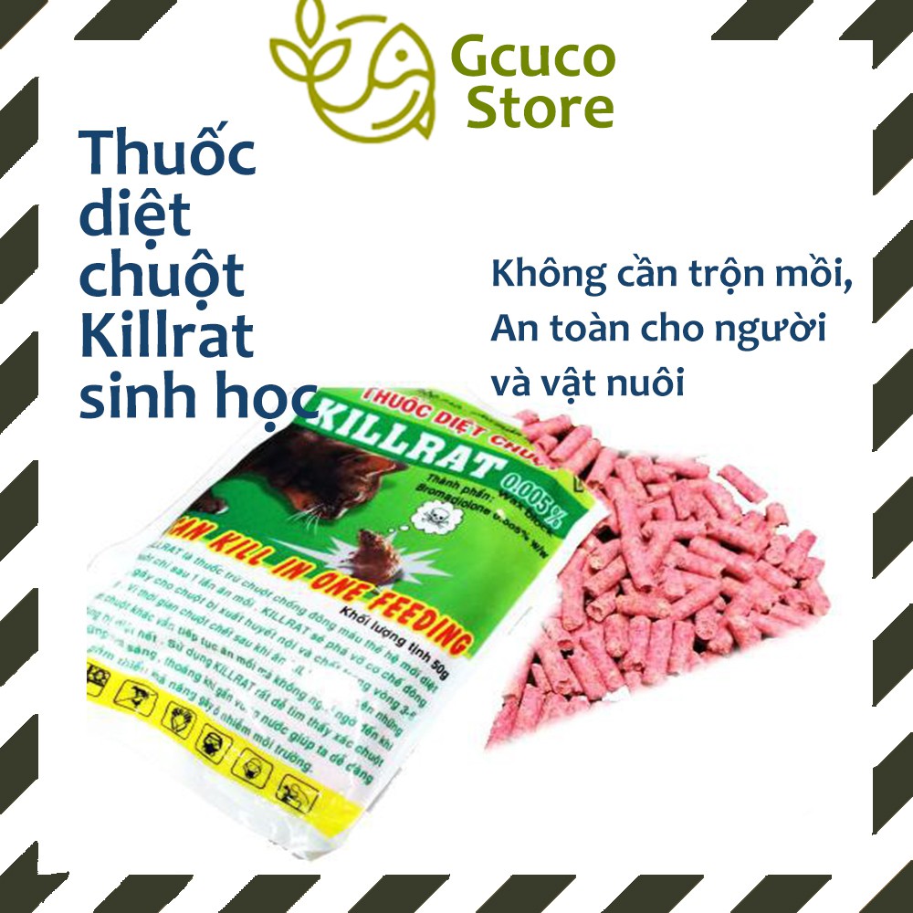 Thuốc Diệt Chuột Killrat Thế Hệ Mới 0.005% Gói 40Gr