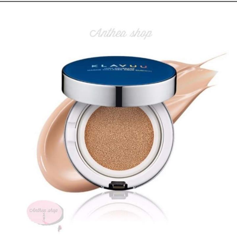 [MÀU XÁM] PHẤN NƯỚC CUSHION KLAVUU HIGH COVERAGE SIÊU MỀM MỊN CHE KHUYẾT ĐIỂM TỐT