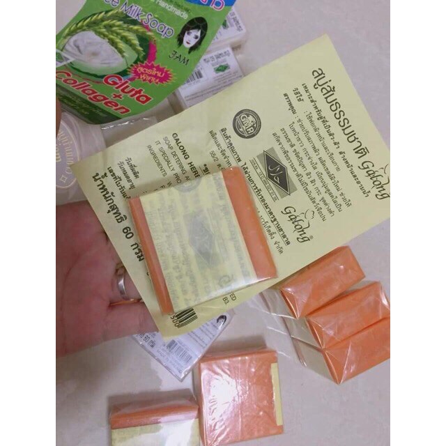 Xà phòng nghệ cam trắng da loại bỏ mụn thâm Thái Lan | BigBuy360 - bigbuy360.vn