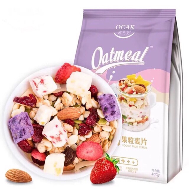 Ngũ cốc sữa chua OCAK hàng nhập ăn sáng giảm cân 500gr