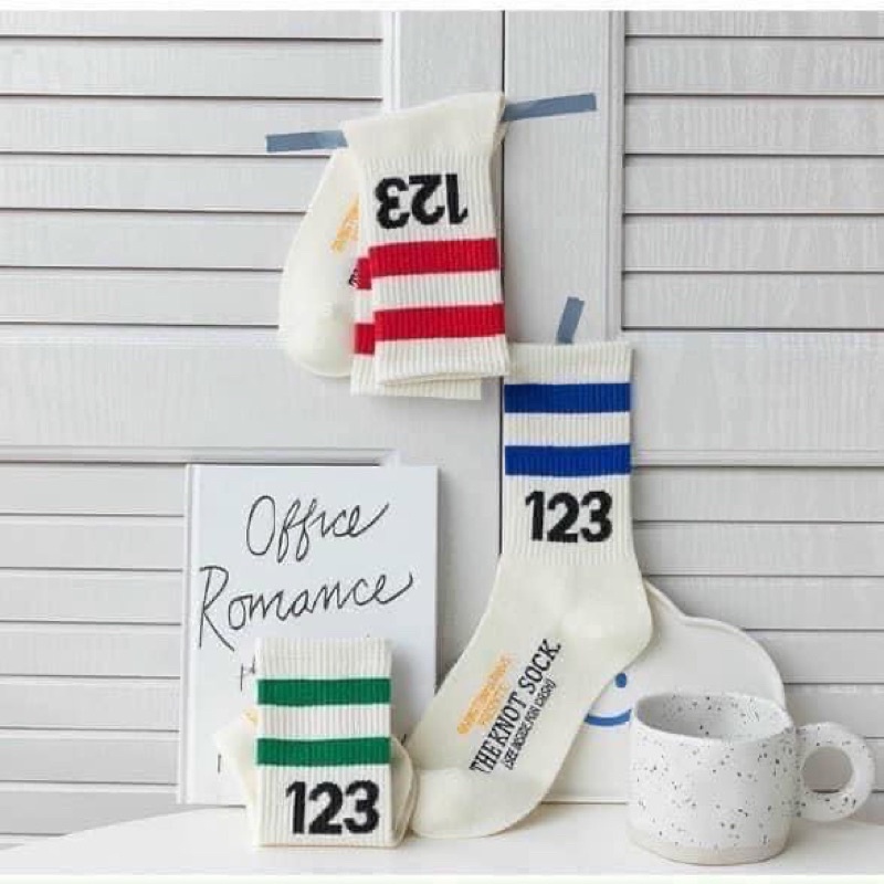 Sét 7 đôi tất cao cổ 123