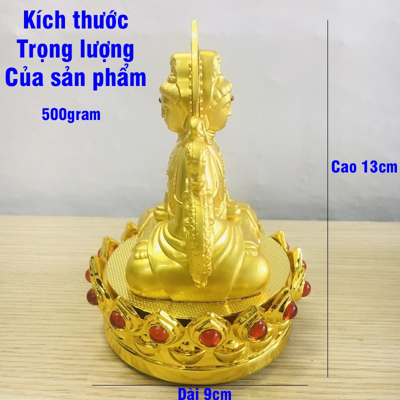 Tượng phật quan âm nghìn mắt nghìn tay cao cấp đúc bằng hợp kim chắc chắn