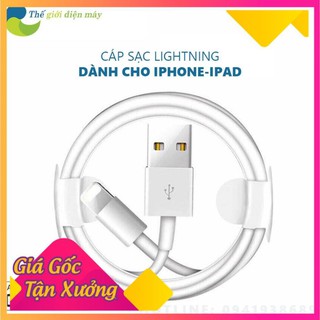 HOT Cáp sạc Lightning dành cho Iphone Ipad - Cáp sạc cho ip5 ip6 ip7 ip8 - Shop Thế giới điện máy