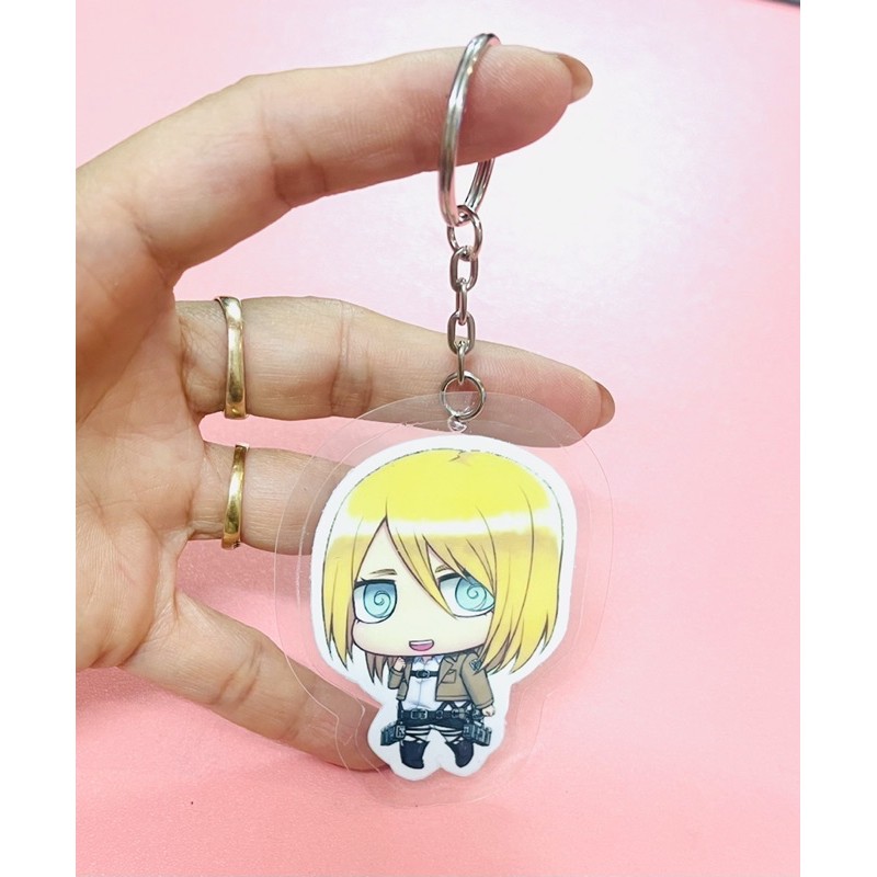 bộ 8 móc khoá anime attack on titan/ móc khoá treo attack on titan