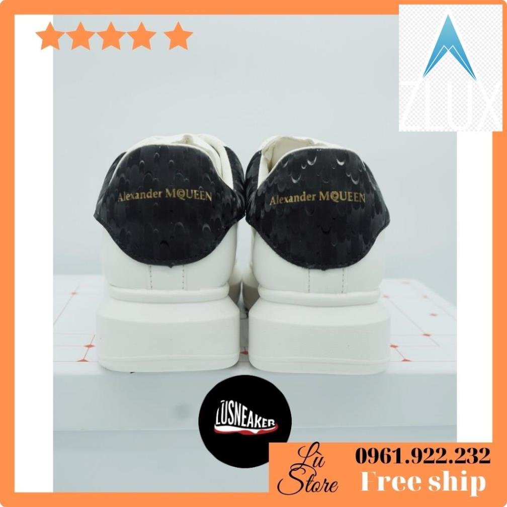 Giày thể thao Nam/Nữ MCQ gót đen/size nam nữ 36-43/ Lù store ✅🌺